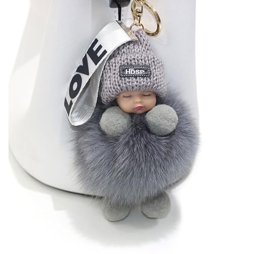 Qsvbeeqj Plüschschlüsselkette Schlafende Baby Handtasche Charme Dekorationen Anhänger Weicher Niedlicher Keyring Clip Für Rucksäcke Telefone Kinder Geschenk Qsvbeeqj Plüschschlüsselkette Schlafende Baby Handtasche Charme Dekorationen Anhänger Weicher Niedlicher Keyring Clip Für Rucksäcke Telefone Kinder Geschenk von Qsvbeeqj