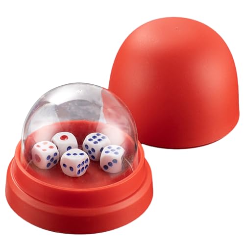 Qsvbeeqj Professioneller Dices Cup Mit 5 Dices Quiet Shaker Für Brettspiel Enthusiasten Die Für Verschiedene Dices Spiele Und Veranstaltungen Geeignet Sind von Qsvbeeqj