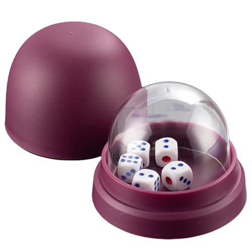 Qsvbeeqj Professioneller Dices Cup Mit 5 Dices Quiet Shaker Für Brettspiel Enthusiasten Die Für Verschiedene Dices Spiele Und Veranstaltungen Geeignet Sind von Qsvbeeqj