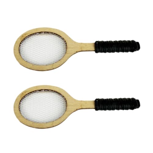 Qsvbeeqj Realistische Holzpuppenhäuser Tennisschläger Mit von Qsvbeeqj