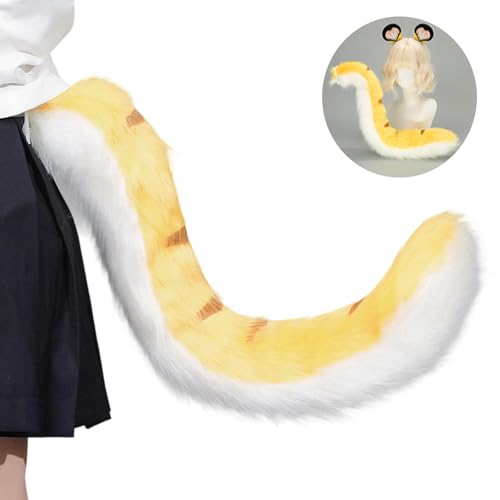 Qsvbeeqj Realistische Plüschkatzen Ohrhaarband Rollenspiele Requisiten Themen Event Dreher Kosmetik Bequeme Unisex Kostümfeiern Anime Themenpelzohren Kopfbedeckung Kopfstücke von Qsvbeeqj