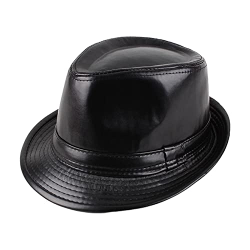 Qsvbeeqj Retro-Hut aus Kunstfell, all-match The Older Vintage Hüte, Party, Gentleman, lässig, Oberteil für Herren, Cosplay, Pu, für Mädchen Qsvbeeqj Retro-Hut aus Kunstfell, all-match The Older Vintage Hüte, Party, Gentleman, lässig, Oberteil für Herren, Cosplay, Pu, für Mädchen von Qsvbeeqj