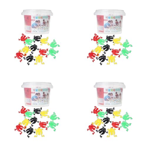 Qsvbeeqj Sprung Und Frösche Spielzeugpackung Mit 12 Plastik Sprungfröschen Für Kinder Bright Colors Goodie Bag Füllstoffe Jungen Und Mädchen Spring Frog Toy Bulk Kinder von Qsvbeeqj