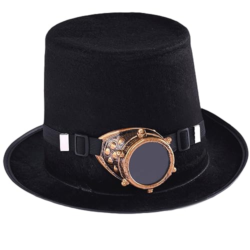 Qsvbeeqj Steampunk Brille für Erwachsene, Cosplay-Brille, Rollenspiel-Brille, Party-Brille, Punk Kostüm-Zubehör, Party Kostüm-Zubehör von Qsvbeeqj