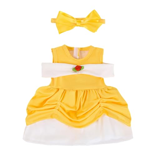 Qsvbeeqj Stylish 43cm Puppenkleidung Set Mit Abnehmbarem Bogen Easy Close Kleinkindkleid & Tat Um Kostümzubehör Für Kinder Für Kinder Leicht Zu Wechseln. von Qsvbeeqj