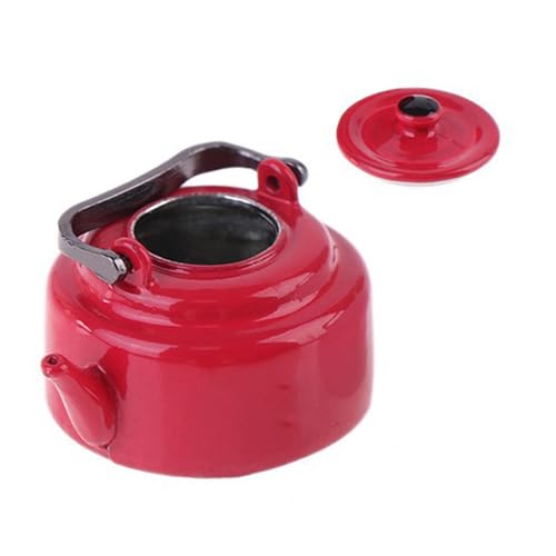 Qsvbeeqj Täuschen Sie Spielen Küchenkessel Spielzeug Miniaturmetallmodell Für Dollhouses Szene Easy Carry Design Bildungsspielzeugkessel Für Kinder von Qsvbeeqj