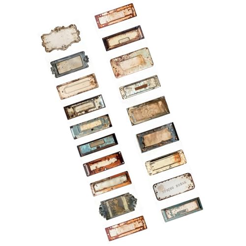 Qsvbeeqj Vintage Rust Designs Tape Sticker Roll Für Journal Und Student Scrapbooking Project Easy Peeling Und Entfernbare Geschenkverpackung Home Decore von Qsvbeeqj