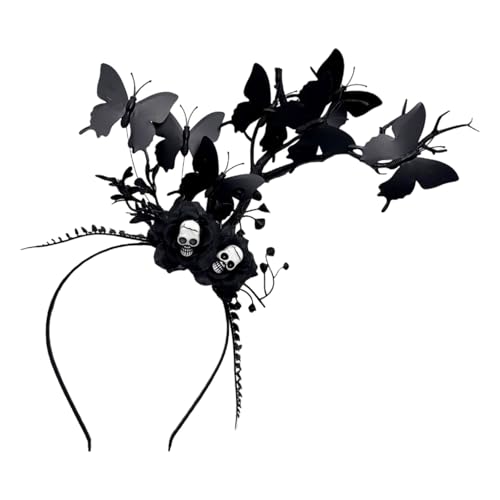 Qsvbeeqj Vintage Styles Branch Design Harzhaarband Für Frauen Dunkle Elegante Head Accessoire Party Halloween Kostümdekoration Halloween Kostüm Haarband von Qsvbeeqj