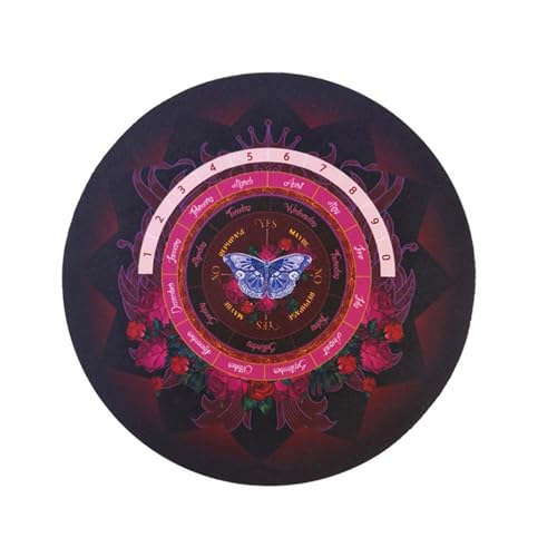 Qsvbeeqj Wahrsagerei Kautschuk Wahrsagermatte Kristall Winderwürdigkeit Halskette Für Tischbrettspiel Qsvbeeqj Wahrsagerei Kautschuk Wahrsagermatte Kristall Winderwürdigkeit Halskette Für Tischbrettspiel von Qsvbeeqj