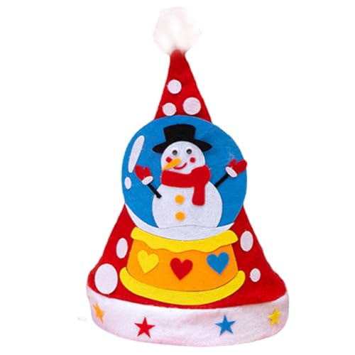 Qsvbeeqj Weihnachtsmannhut, Cosplay, Weihnachtsmütze für Erwachsene, Unisex, Weihnachtstasche für Neujahr, Erwachsene, Jugendliche, Hüte, Erwachsene, Hüte, Männer, Frauen, Familie von Qsvbeeqj