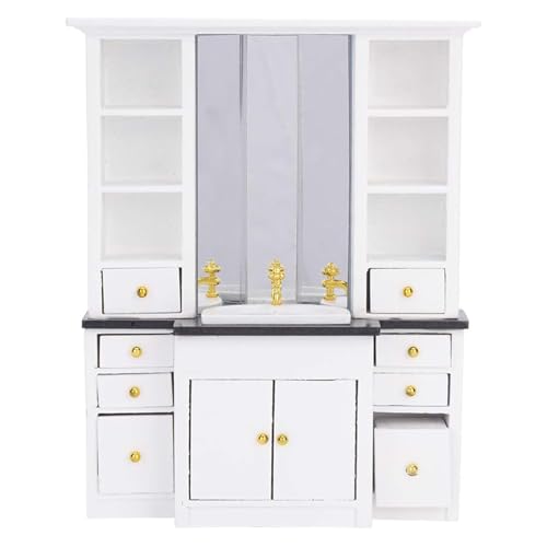 Stilvoller Miniatur Waschbecken Schrank Holzpuppenhäuser Möbelmodell Für 1/12 Spielzeugpuppenhäuser Landschaft Accessoires Dollhouses Accessoires Stilvoller Miniatur Waschbecken Schrank Holzpuppenhäuser Möbelmodell Für 1/12 Spielzeugpuppenhäuser Landschaft Accessoires Dollhouses Accessoires von Qsvbeeqj