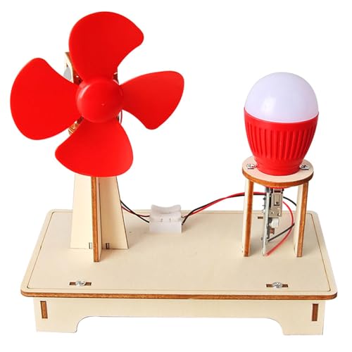 Winde Turbinen Homeschool Projekte BAU Spielzeugwissenschaft Experiment Kits Holzbau Kits Holzstammmodelle Modelle von Qsvbeeqj