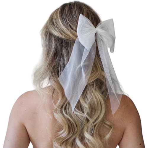 Zarte Schleier-Haarspange, Kopfschmuck, Schleife, Knoten, Perlen, Haarnadel, Junggesellinnenabschied, Brautschmuck, Kopfschmuck Zarte Schleier-Haarspange, Kopfschmuck, Schleife, Knoten, Perlen, Haarnadel, Junggesellinnenabschied, Brautschmuck, Kopfschmuck von Qsvbeeqj