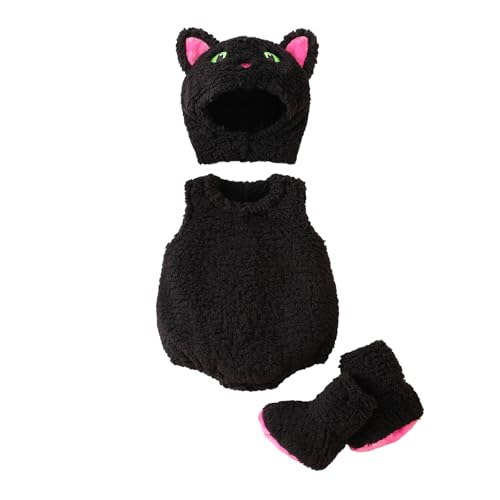 Baby-Halloween-Kostüme für Kleinkinder, Kleinkinder, Jungen, Mädchen, Tier, Obst, Kürbis, Weihnachtsthemen, Outfits, weich, niedlich, mit Kapuze, tägliches Spielen, Overall, Strampler, Schlafanzug Baby-Halloween-Kostüme für Kleinkinder, Kleinkinder, Jungen, Mädchen, Tier, Obst, Kürbis, Weihnachtsthemen, Outfits, weich, niedlich, mit Kapuze, tägliches Spielen, Overall, Strampler, Schlafanzug von Qtinghua