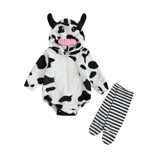 Baby-Halloween-Kostüme für Kleinkinder, Kleinkinder, Jungen, Mädchen, Tier, Obst, Kürbis, Weihnachtsthemen, Outfits, weich, niedlich, mit Kapuze, tägliches Spielen, Overall, Strampler, Schlafanzug von Qtinghua
