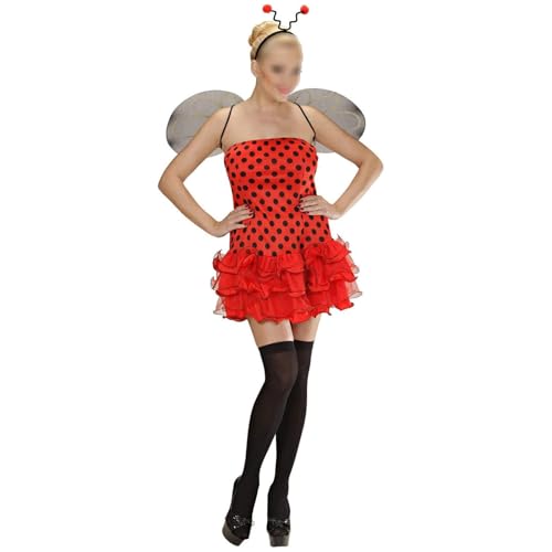 Qtinghua Bienenkostüme für Erwachsene und Damen, Halloween, Cosplay, Hummelkleider, Kostümzubehör-Set mit Flügel-Stirnband, Armärmel, Verkleidung (B Rot, M) von Qtinghua