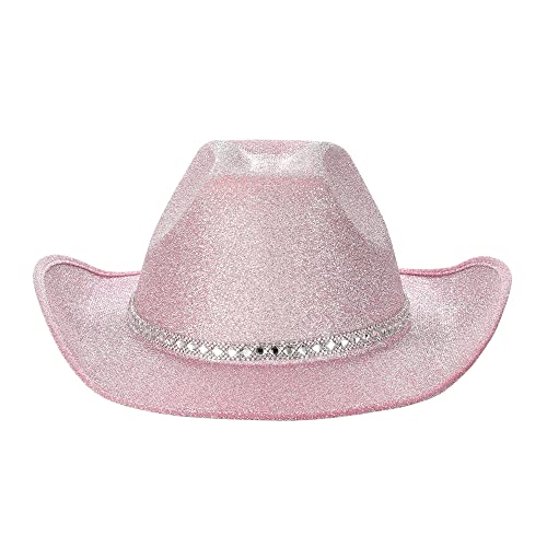 Qtinghua Weiß/Rosa Cowboyhut für Frauen Flauschiger Federbesatz Halloween Kostüm Cowgirl Hut für Cosplay Verkleidung Party Rollenspiel Geburtstagsfeier (Glitzer Cowboyhut Strass Rosa, Einheitsgröße) Qtinghua Weiß/Rosa Cowboyhut für Frauen Flauschiger Federbesatz Halloween Kostüm Cowgirl Hut für Cosplay Verkleidung Party Rollenspiel Geburtstagsfeier (Glitzer Cowboyhut Strass Rosa, Einheitsgröße) von Qtinghua