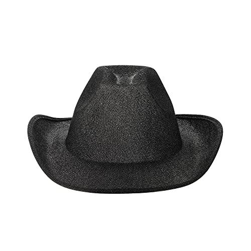 Qtinghua Weiß/Rosa Cowboyhut für Frauen Flauschiger Federbesatz Halloween Kostüm Cowgirl Hut für Cosplay Verkleidung Party Rollenspiel Geburtstagsfeier (Glitzer Cowboyhut Schwarz, Einheitsgröße) Qtinghua Weiß/Rosa Cowboyhut für Frauen Flauschiger Federbesatz Halloween Kostüm Cowgirl Hut für Cosplay Verkleidung Party Rollenspiel Geburtstagsfeier (Glitzer Cowboyhut Schwarz, Einheitsgröße) von Qtinghua