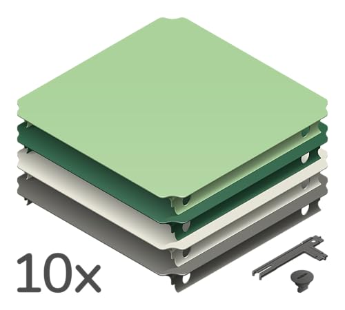 Quadro Plattenset XXL Home – Erweiterungs-Set mit 10 großen Platten für Plattformen und Stufen, ab 6 Monaten je nach Aufbau, UV-stabil, Indoor/Outdoor, Made in Germany von Quadro