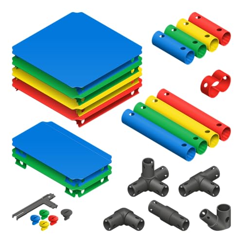 Quadro Upgrade Kit – Erweiterungsset für Großbaukästen, Mehr Flexibilität für Rutschen & Stufenmodelle, 12 Platten & 29 Rohre, TÜV-Zertifiziert Classic Quadro Upgrade Kit – Erweiterungsset für Großbaukästen, Mehr Flexibilität für Rutschen & Stufenmodelle, 12 Platten & 29 Rohre, TÜV-Zertifiziert Classic von Quadro