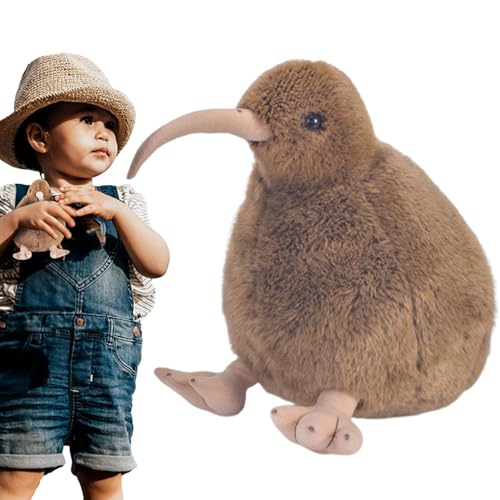 Quaeetyu Gefülltes Kiwi-Vogelspielzeug | Kiwi-Vogel-Plüschpuppe - Tragbares weiches Plüschtier, Stofftier-Plüschtier für Kinderzimmer, Spielzimmer, Ornamente von Quaeetyu