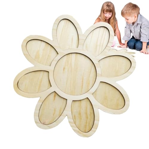 Quaeetyu -Sensortablett, Holz-Sensortablett für Kinder,Sortiertablett aus Holz mit einzigartigem Muster für Vorschulkinder - Lernspielzeug, Lehrmittel, lustige Spielzeuge für Kinder, Mädchen von Quaeetyu