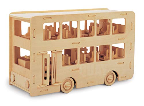Quay DoppeldeckerBus Holzbausatz FSC von Quay