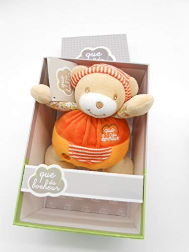 Que du bonheur 156404 Mon 1. Kuscheltier Bär orange +/- 20 cm von Que du bonheur