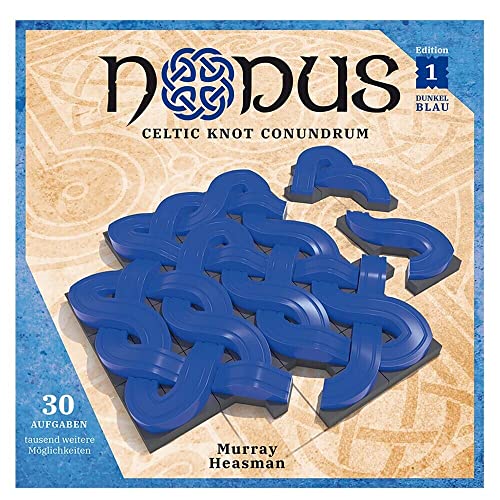 Nodus Edition 1 Dunkelblau (Spiel),Für 1 Spieler. Spieldauer: ab 10 Min.: Celtic Knot Conundrum von Quecke