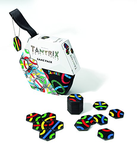 Tantrix 53001 Game Pack Strategiespiel und Puzzle, Schwarze Spielsteine von Tantrix