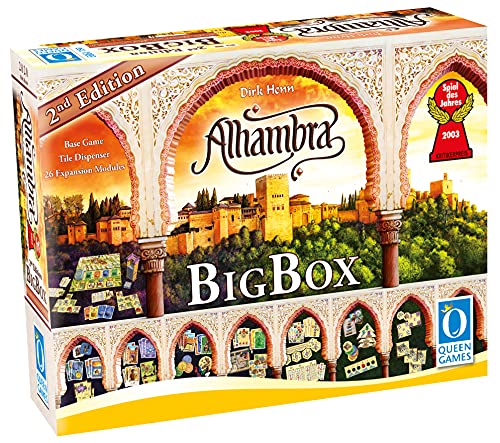 Queen Games 10525 - Alhambra 2nd Edition Big Box von Queen Games