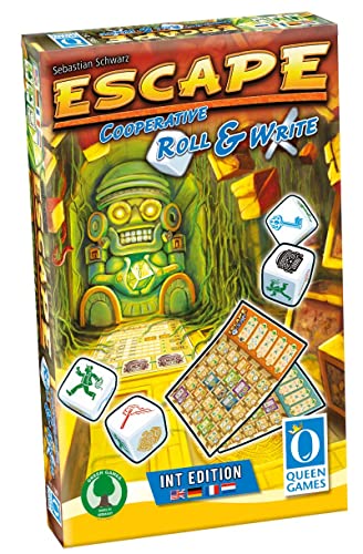 Queen Games - 10548 Escape Roll & Write ( DE, EN, FR, NL) von Queen Games