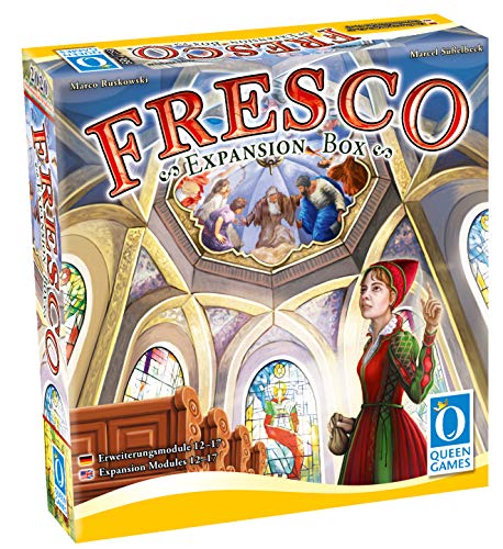 Queen Games 10555 - Fresco Expansion Box (Exp. 12-17) von Queen Games