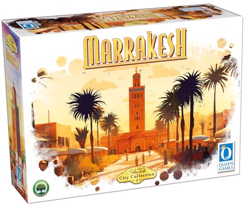 Queen Games 26233: SFCC 4. Marrakesh Classic Special Edition - Gesellschaftsspiel ab 10 Jahren, 2-4 Spieler, Limitierte Auflage, Strategisches Brettspiel von Queen Games
