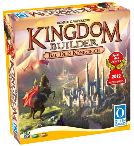 Queen Games Kingdom Builder - Basisspiel, Brettspiele Spaß ab 8 Jahren für 2-4 Spieler, Spiel des Jahres 2012, Gesellschaftsspiele für Erwachsene & Kinder von Queen Games