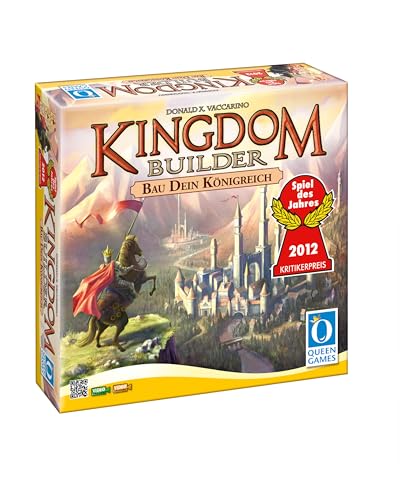 Queen Games Kingdom Builder - Basisspiel, Brettspiele Spaß ab 8 Jahren für 2-4 Spieler, Spiel des Jahres 2012, Gesellschaftsspiele für Erwachsene & Kinder von Queen Games