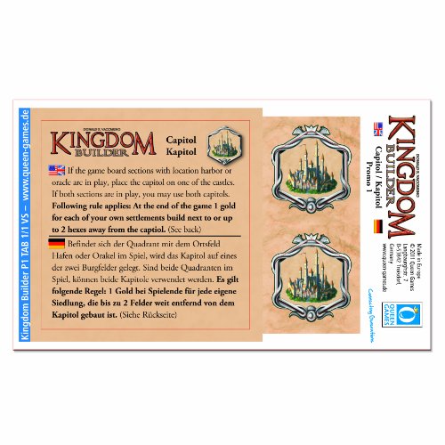 Queen Games 60863 - Erweiterungsmodul 1, Kingdom Builder von Queen Games