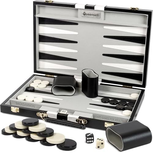 Black Edition Backgammon-Set von Queensell