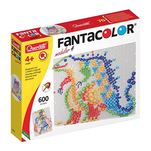 Quercetti 0880 Quercetti-0880 Fantacolor Modular 4-Kids' Mosaic Kits-STEAM Toy von Quercetti