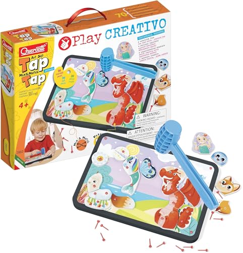 Quercetti -Quercetti-2860 Tap Animals, mehrfarbig, 48 Quercetti -Quercetti-2860 Tap Animals, mehrfarbig, 48 von Quercetti