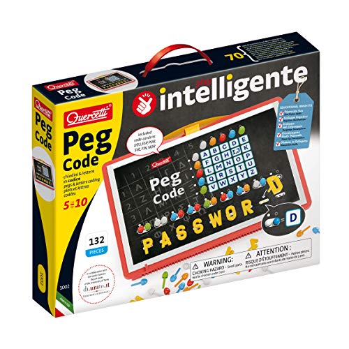 Quercetti 1002 Peg Code, Board, Strategy Game, Multi-Coloured von Quercetti