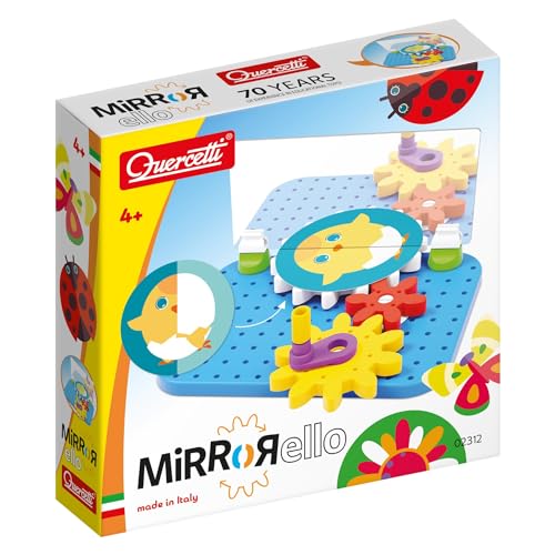 Quercetti 2312 2312-Quercetti-Mirrorello, Zahnradspiel für Kinder ab 4 Jahren, Mehrfarbig Quercetti 2312 2312-Quercetti-Mirrorello, Zahnradspiel für Kinder ab 4 Jahren, Mehrfarbig von Quercetti