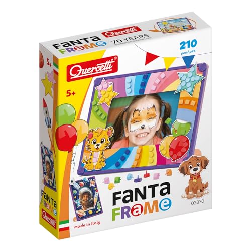 Quercetti Quercetti-2870 Fantaframe, Bilderrahmen mit Nägeln, Mehrfarbig, 217 von Quercetti