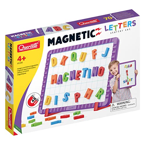 QUERCETTI - 5181 Magnetino Letters Starter Set; Magnettafel mit Buchstaben von Quercetti