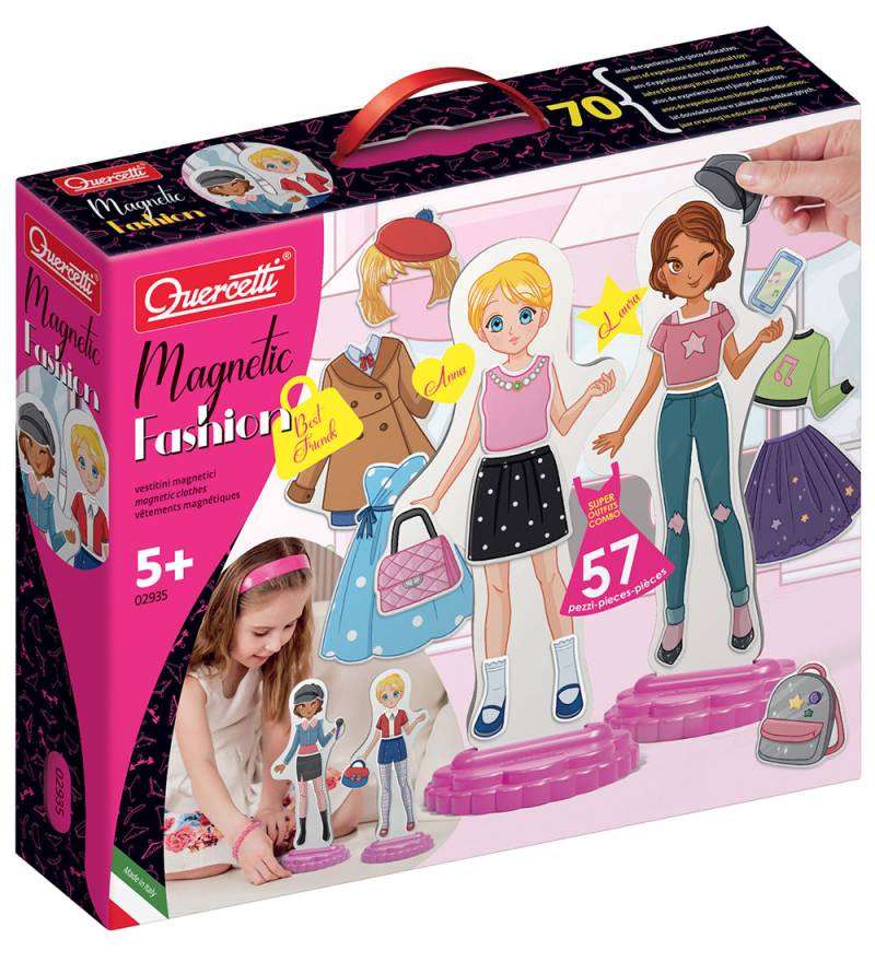 Quercetti Anziehpuppen - Magnetische Mode - Am besten Friends - - Quercetti - One Size - Puppen Quercetti Anziehpuppen - Magnetische Mode - Am besten Friends - - Quercetti - One Size - Puppen von Quercetti