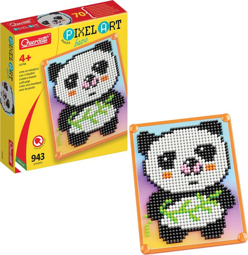 Quercetti Pixel Art Bastelset Basic Panda 943 Teile von Quercetti