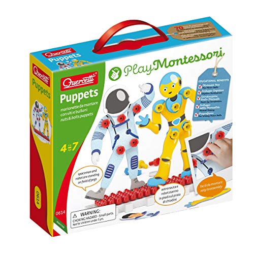 Quercetti - Play Montessori Puppets - Handpuppen von Quercetti