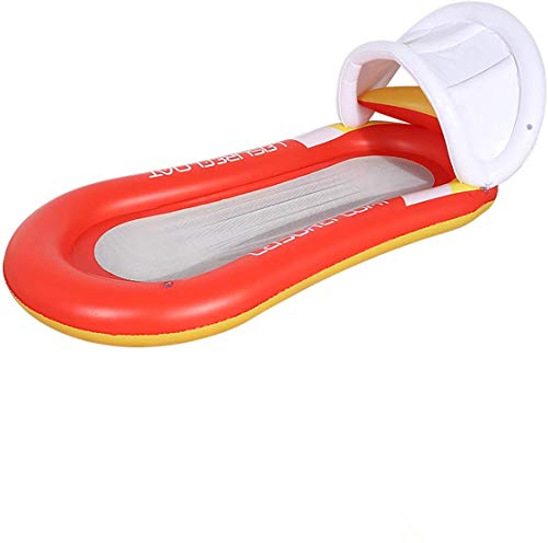 Queta Luftmatratze Pool Aufblasbarer Wasserhängematte Wasserspielzeug Sommer- Pool Spielzeug Orange 160*90cm Queta Luftmatratze Pool Aufblasbarer Wasserhängematte Wasserspielzeug Sommer- Pool Spielzeug Orange 160*90cm von Queta