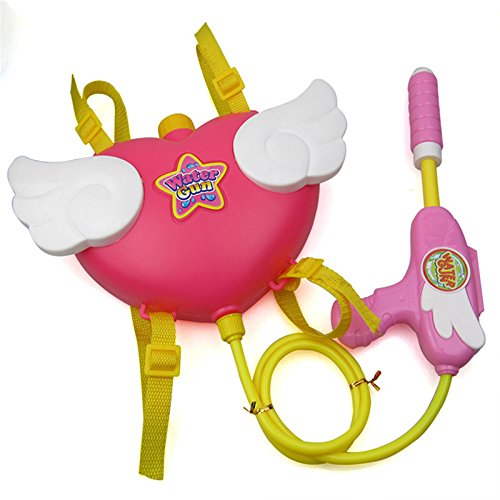 Queta Wasserpistole Wasserspritze Water Gun Rucksack-Wasserpistole mit Wassertank Strand KinderSpielzeug im Sommer - Scatter Blast, Herzförmig, Flügel Queta Wasserpistole Wasserspritze Water Gun Rucksack-Wasserpistole mit Wassertank Strand KinderSpielzeug im Sommer - Scatter Blast, Herzförmig, Flügel von Queta