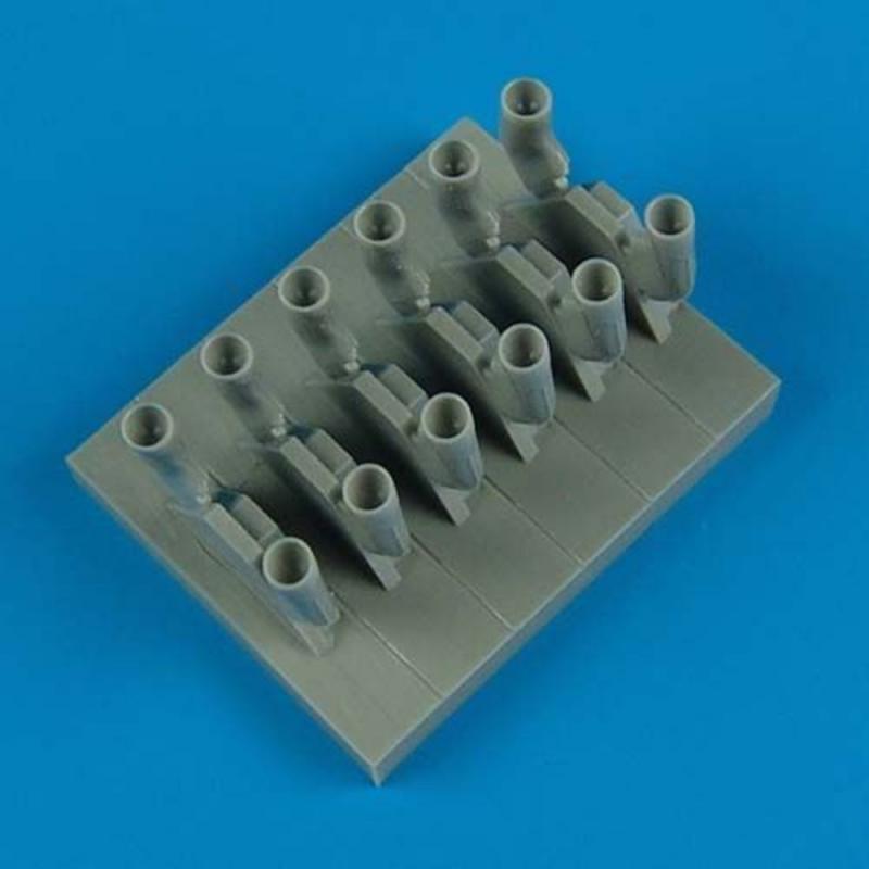 Spitfire M.IX - Exhaust oval type [Tamiya] von Quickboost